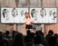 Ada Ada Ada is speaking on a stage with self-portrait videos in the back. Photo by Alfonso Gutíerrez. Ada Ada Ada is speaking on a stage with self-portrait videos in the back. Photo by Alfonso Gutíerrez.